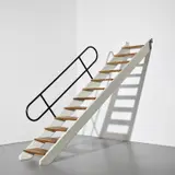 Le Corbusier, Staircase, designed for l'Unité d'Habitation, circa 1948, Pine, painted wood, painted steel