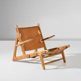 Børge Mogensen, Early 'Hunting' chair, from Børge Mogensen's private residence, Gentofte