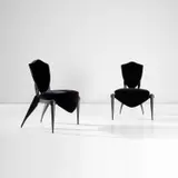 André Dubreuil, Pair of 'Trévise' chairs