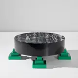 'Park Lane' coffee table by Ettore Sottsass, circa 1983, Marble, fibreglass, sold Nov 2024
