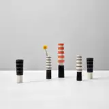 Ettore Sottsass, Rare set of five vases