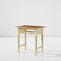 Ernesto Basile, Side table, from the 'Carretto Siciliano' series, circa 1906, Painted wood, oak