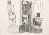 Caroline Walker, Study for 'Lottie', 2009, graphite on paper