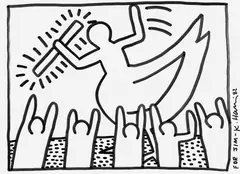 Keith Haring, Untitled, 1982, felt tip pen on paper