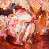 Wynnie Mynerva, Pene entrando, 2016, acrylic and oil on canvas