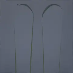 Untitled, Dark Grey II by Ian Davenport, 1991, industrial paint on canvas, sold Apr 2024