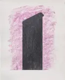 Robert Moskowitz, Flat Iron, 1980, pastel and graphite on paper