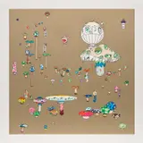 Takashi Murakami, Making a U-Turn, the Lost Child Finds His Way Home, 2004, screenprint on paper
