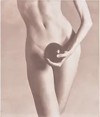 Nude with Sphere by Stephane Graff, 1988, silver gelatin print on canvas laid down on panel, sold Apr 2024