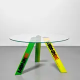 Konstantin Grcic, Monroe Table, 2011, glass and steel