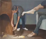 Jesse Chapman, The Play, 2006, oil on canvas