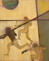 Steven Claydon, Hunting Climate, 2006, acrylic on canvas