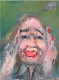 Eva Beresin, Me and a mouse has always been an issue, 2020, oil on canvas