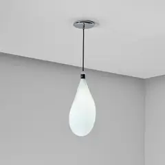 Pieke Bergmans, Ceiling light, glass, steel and cord