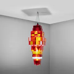 Stuart Haygarth, 'Tail light' ceiling light, 2007, vehicle tail lights, Perspex and fluorescent tube