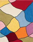 Shezad Dawood, Nets I, 2019, wool on linen