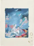 Eleanor Johnson, Colour Study After Boucher, 2018, oil on paper