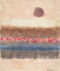 Lawrence Calcagno, Untitled, 1956, watercolour on paper