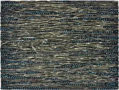 Udomsak Krisanamis, Tonight's the Night, 1998, glue, paper collage and acrylic on organza