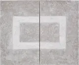 Stephane Graff, Earth Work 54, 1990, earth, sand, pigment and acrylic on canvas, diptych