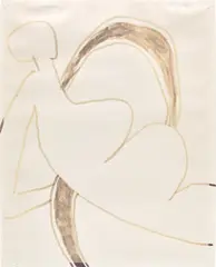 Roger Hilton, Untitled, 1969, felt-tip pen on paper