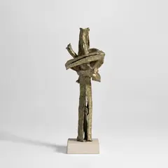 Pioneer by Seymour Lipton, 1957, bronze on stone base, offered Jun 2024