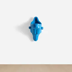 Richard Jackson, Two Heads (blue version), fibreglass