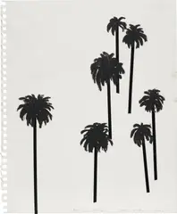 Not Vital, Untitled (Rio de Janeiro), 2001, n° 42, 2001, oil pastel and black tape on paper