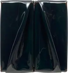Daniel Turner, Untitled 5250, 2011, tar, vinyl and wood