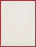 Ned Vena, Untitled, 2009, Rustoleum flat white enamel and acrylic on linen, in artist's frame