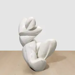 Pollès, Abstract figure, 1992, marble