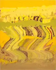 José Yaque, Cancrinita III, 2018, acrylic and enamel on canvas