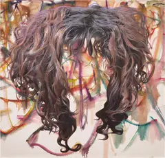 Jim Shaw, Untitled (Red Hair), 2007, oil on canvas, mounted on board
