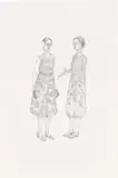 Amy Cutler, Mona and Vera, 2005, graphite on paper