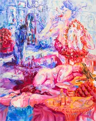 Julia Jo, Play House, 2021, oil on canvas