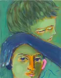 Aly Helyer, Beloved, 2020, oil on panel