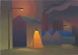 Salvo, La Strada, 2004, oil on cardboard