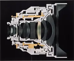 Christopher Williams, Focal length: 15mm. Aperture range: 2.8-22, 2013, archival pigment print, flush-mounted on aluminium