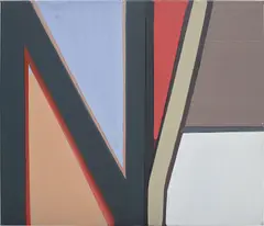 Thomas Scheibitz, N.Y. (No. 122), 1997, oil on canvas