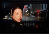 Kathleen in taxi to Greer's funeral, Chicago by Nan Goldin, 1996, cibachrome print, in artist's frame, sold Nov 2024