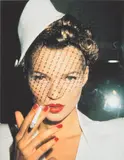 Roxanne Lowit, Kate Moss with Fag in Galliano, Paris, 1994, archival pigment print