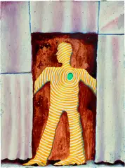 Bendt Eyckermans, Untitled, 2019, oil on paper