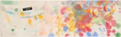 Nate Lowman, Untitled, 21st, 2010, acrylic and sticker on canvas