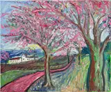 Billy Childish, Cherry Trees, 2006, oil on canvas