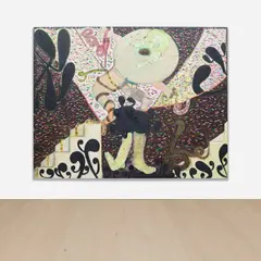 Weighing Snake Skins by Ryan Mosley, 2009-2010, oil on canvas, sold Nov 2024