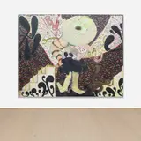Ryan Mosley, Weighing Snake Skins, 2009-2010, oil on canvas