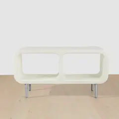 Marc Newson, W< Shelf, 1997, rotation-molded polypropylene and aluminum