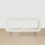 Marc Newson, W< Shelf, 1997, rotation-molded polypropylene and aluminum