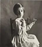 Irving Penn, Child of Florence, 1948, platinum-palladium print, flush-mounted to aluminium