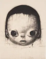 Ranti by Roby Dwi Antono, 2021, charcoal on canvas, sold Nov 2024